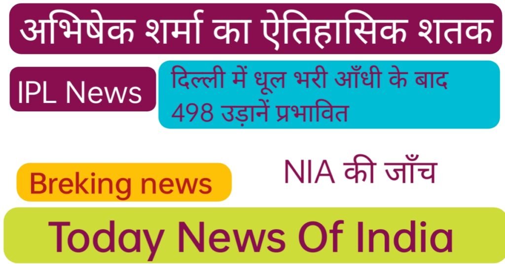 Today News Of India